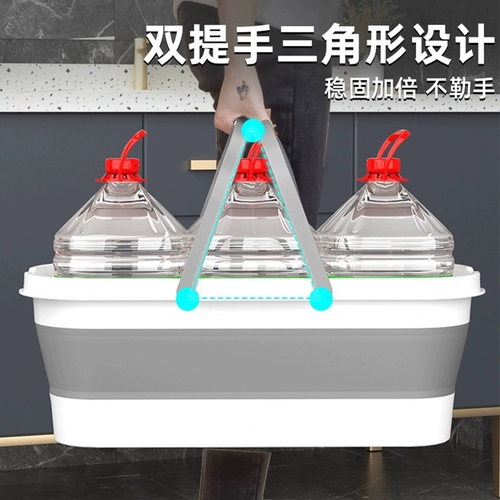 Складная прямоугольная швабра, мусорное ведро, сушилка