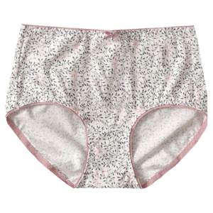 Die Anfen Women's Underwear Women's Medium High Waist Pure Cotton Soft Comfortable Breathable Printed Hip Covering Hip Lift Genuine Bottoms