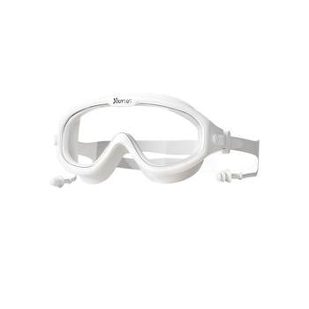 Waterproof and anti-fog swimming goggles and swimming cap for short-sighted women