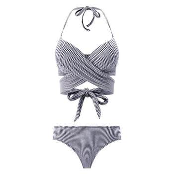 BE van der A Bikini Swimsuit Houndstrap Strap
