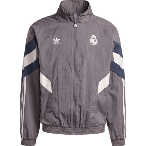 
Adidas/Adidas official authentic clover men's Real Madrid football zipper jacket JI9479