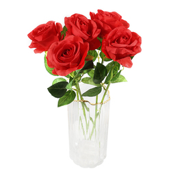 Simulace Růže Drcený Led Modrá Valentýnská Dárková Kytice Obývací Pokoj Falešná Květinová Dekorace Svatební Svatební Natáčení Rekvizity