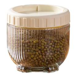 Sealed glass food-grade snack and grain storage jar