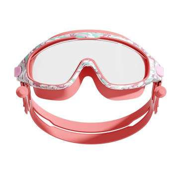 
Children's swimming goggles girls large frame high definition waterproof fog