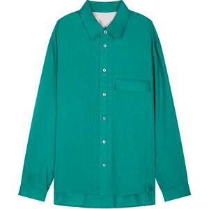 
Sketch Men's 2024 Autumn Shirt Men's Linen Shirt Lapel Loose Long Sleeve Shirt Resort Style Casual