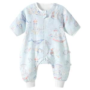 
Betis [Lianghe] baby sleeping bag spring and summer thin gauze children's baby split leg anti-kick quilt universal