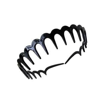 High skull top large waves, anti -wearing fixed fluffy hair hoop
