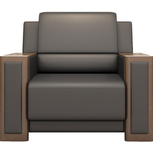 Solid wood handrail conference Sofa VIP VIP reception of business client technology cloth office single seat coffee table combination set