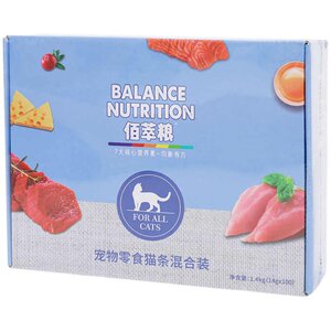 
Baicui Cat Strips officially authorized full box of 100 optional snacks and wet food flagship adult and young cats to supplement nutrition