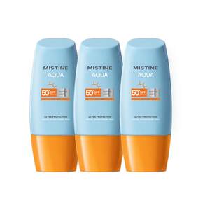 
[Self-operated] Mistine Thailand Misting Small Yellow Hat Sunscreen 40ml*3 Facial Waterproof Military Training Cream