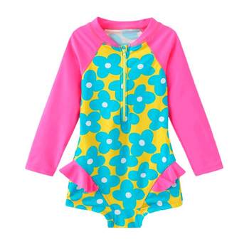 Personal swimsuit Vodabeba sunscreen long -sleeved girl
