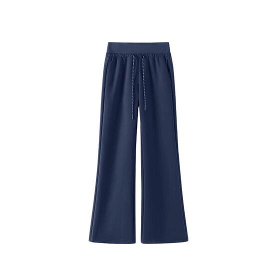 
Baleno straight-leg boot-cut pants for women, spring new style, small, high-waisted, slimming, non-sticky, versatile sports pants N