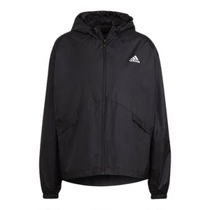 
Adidas Jacket Women's 2026 Spring New Woven Windproof Sportswear Loose American Windproof Hooded Jacket