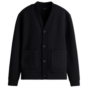 
HM men's knitted sweater spring new loose business inner cardigan air layer fabric jacket 1317744