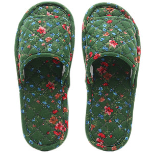 
Linen slippers for women indoor home cotton home silent fabric sole wooden floor slippers soft sole silent four seasons