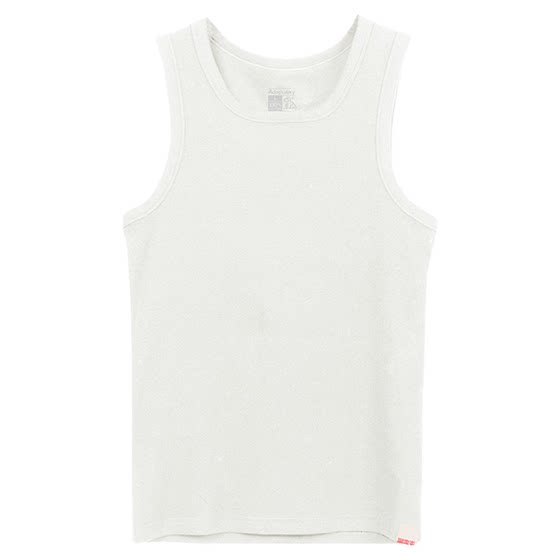 
Pure cotton square neck vest men's fitness sports I-shaped white slim American heavy thread men's outer vest