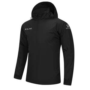 Kelme Karli Rainwear Jacket Men's Spring and Autumn New Football Training Server Children's Hooded Sports Wind Coat
