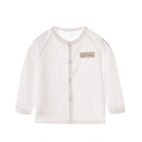 Baby Long-Sleeved Cotton Top - Spring/Autumn Newborn Cardigan