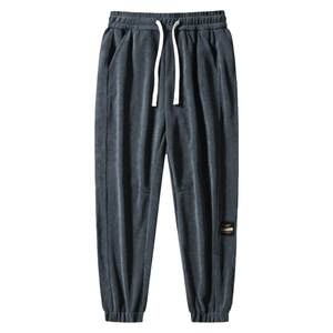 Jeep Spring and Autumn Corduroy Sport Pants for Men's Winter Plus Fleece Thickened Sleeve Pants Large Size Plus Fleece Pants