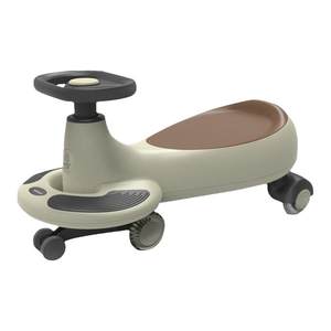 Beiyi Children's twisting vehicle universal wheel anti-rolling adult can take a quiet slipping baby 1-3 years old toy car