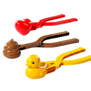 
Snow artifact children's snow play tool large baby winter snowball clip toy little duck mold in the snow