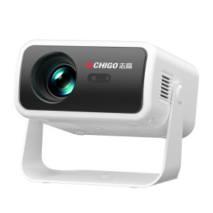 Chigo 2026 new projector home ultra-high definition smart white wall direct projection bedroom living room theater mobile screen projection small portable projector TV system commercial office without curtain
