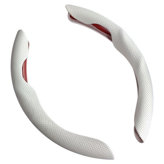 
Steering wheel cover Nappa leather non-slip sweat-absorbent handlebar cover universal half-pack protective cover unisex ultra-thin card holder