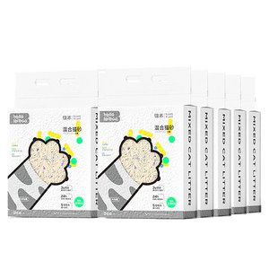 
Leiboo cat litter free shipping 20 public*0.5kg affordable tofu cat litter deodorant dust-free mixed bentonite cat sand