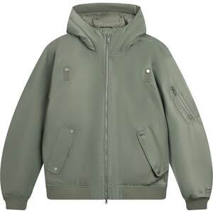 
Li Ning Flight Jacket Men's Winter Official New Couple Hooded Thickened Top Casual Jacket Sports Cotton Clothes Women