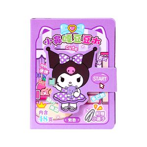 
Popular children's cartoon dress-up stickers, beanie notebooks, mini pocket notebooks, fishing toys to pass the time