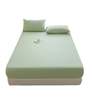 
Fitted sheet cover single piece 100 pure cotton bed cover dustproof 2026 new cotton mattress protector sheet set three-piece set