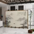 vách nhựa giả gỗ Trung Quốc vách ngăn phòng khách văn phòng gấp di động đơn giản ánh sáng hiện đại phòng ngủ sang trọng che chắn nhà màn gấp đơn giản vách ngăn bình phong gỗ Màn hình / Cửa sổ