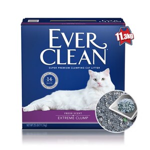 
Imported Ever Clean platinum diamond cat litter strong clumping bentonite quick-coagulation antibacterial and long-lasting odor 6L 25 lbs
