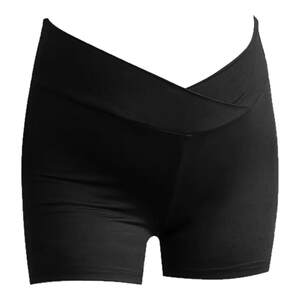 Pregnant women safety pants during pregnancy anti -glowing leggings summer thin low waist low waist three -point short pants mirroring dress summer dress