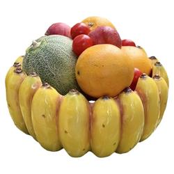 Keramická Simulace Ovocné Nádobí Obývací Pokoj Dekorace Konferenčního Stolku Banán Ovocný Talíř Velká Kapacita Svačinová Mísa Polévková Mísa Dezertní Mísa