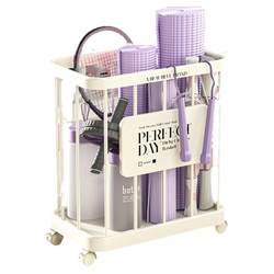 Yoga mat storage basket ins wind wheel