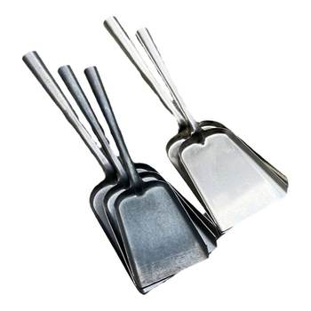 Thick stainless steel shovel garden art gray shovel
