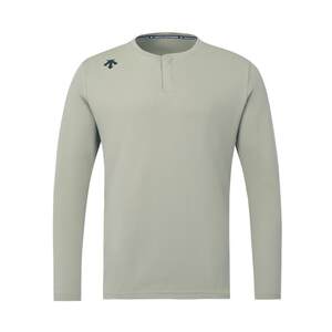 
DESCENTE Desante TRAINING sports fitness men's moisture-absorbent and quick-drying Henry collar long-sleeved sweater