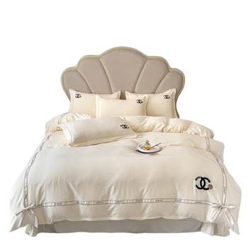 
Special offer houndstooth jacquard pure cotton four-piece set