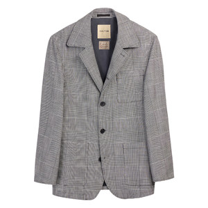 
[British Black and White Prince Check] CULTUM Autumn and Winter Italian Classic Suit Collar French Jacket Men's Casual Jacket