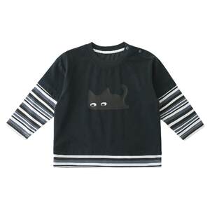 
Boys T-shirt Spring and Autumn Baby Long Sleeve Fake Two-piece Clothes Boys Fashionable Street Infant Spring Clothes Children's Tops