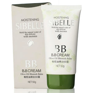 Four Seasons Beauty Olive Oil Bare Make -up BB Cream 50g Concealer Leave Base -based Base Bright skin color Repair

