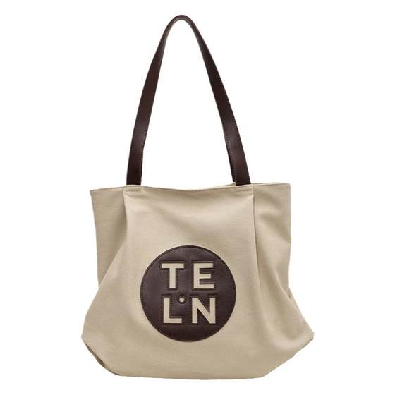 
Canvas bag women's tote bag large capacity 2025 new women's fashion work commuter bag high-end women's bag