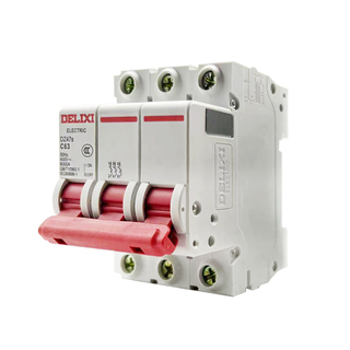Delixi DZ47S Circuit Breaker 3P 63A 2P 32A 6A Household Electrical