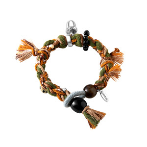 
Christmas Gift Forest Ring Acorn Tibetan Braided Bracelet Women's Ethnic Style Bracelet Stacked and Versatile Bracelet