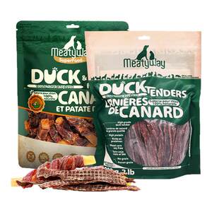 [Stocking] Meatyway Juewan Chicken Duck Breast Jerky Training Rewards Dogs Snacks Fruits and Vegetables and Meat