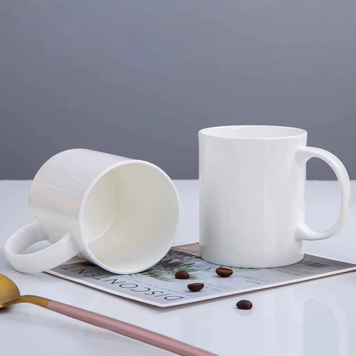Чистая белая чашка кружка керамическая водяная чашка костяная кофема