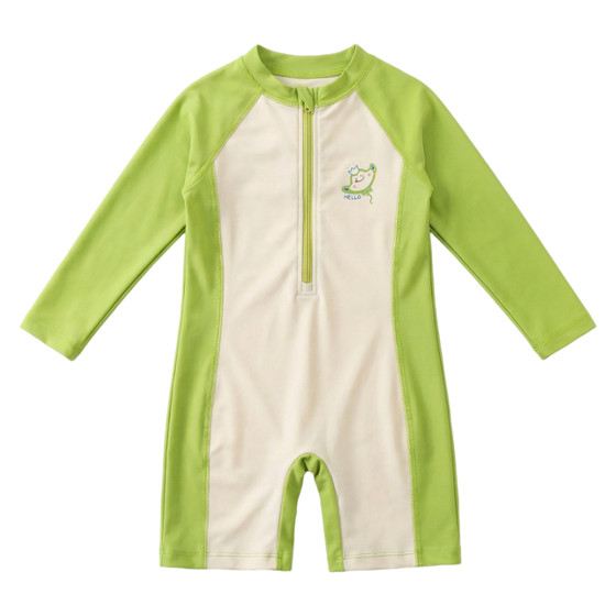 Children's swimsuits, boys, swimsuits, baby, split swimsuits, boys swim trunks, quick-drying long-sleeved sun protection, a-class suit