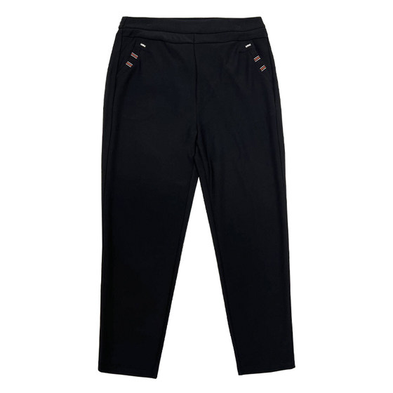 
Spring plus size women's trousers for fat mm, slimming, middle-aged fat mothers, elastic outer casual pants 200*0.5kg