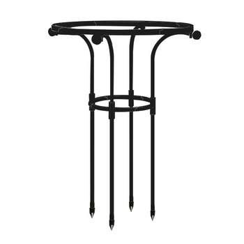 Gardening single circle umbrella shaped green plant stand with vine rose